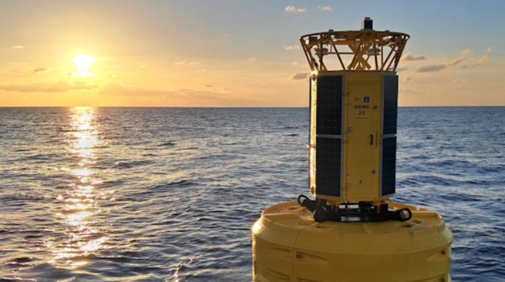 On March 5, 2025, Météo-France launched the fifth meteorological buoy on the western front of the Mediterranean, off the coast of Corsica.