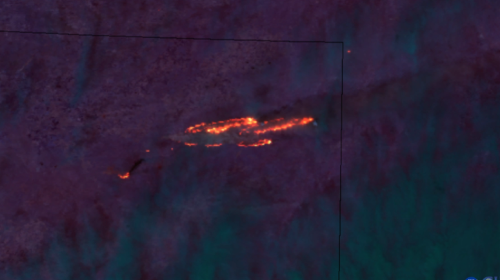 Biden-Harris Administration invests US$250,000 in AI tool for wildland firefighting A satellite image of the Texas Panhandle Fires