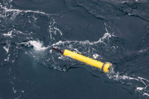 Robotic Argo float sends back first ocean transect beneath East Antarctic ice shelf.